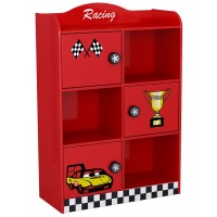 Biblioteca Race Car Monza rafturi inchise si deschise - Premium MDF Ultra High Gloss Biblioteca Race Car Monza rafturi inchise si deschise - Premium MDF Ultra High Gloss